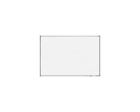 Pizarra blanca rocada lacada magnetica marco aluminio con cantoneras 100x150 cm