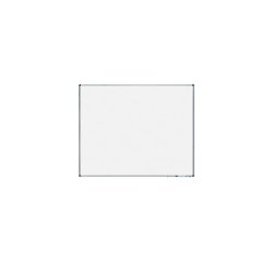 Pizarra blanca rocada lacada magnetica marco aluminio con cantoneras 120x150 cm