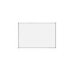 Pizarra blanca rocada lacada magnetica marco aluminio con cantoneras 120x180 cm