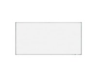 Pizarra blanca rocada lacada magnetica marco aluminio con cantoneras 120x240 cm