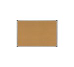Pizarra corcho rocada marco aluminio con cantoneras 60x90 cm