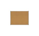 Pizarra corcho rocada marco aluminio con cantoneras 90x120 cm