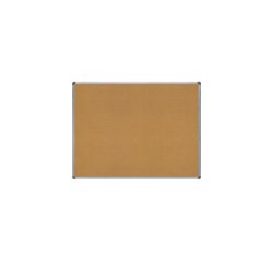 Pizarra corcho rocada marco aluminio con cantoneras 90x120 cm