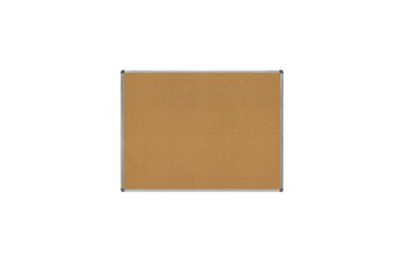 Pizarra corcho rocada marco aluminio con cantoneras 90x120 cm