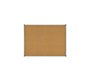 Pizarra corcho rocada marco aluminio con cantoneras 90x120 cm