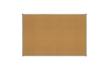 Pizarra corcho rocada marco aluminio con cantoneras 120x180 cm
