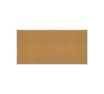 Pizarra corcho rocada marco aluminio con cantoneras 120x240 cm