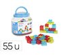 Juego didactico miniland bloques colores translucidos 55 piezas