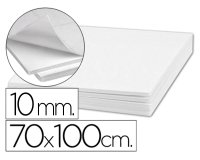 Carton pluma liderpapel blanco doble cara 70x100cm espesor 10 mm