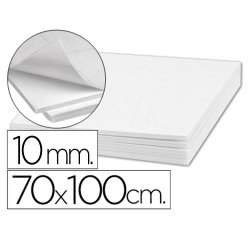 Carton pluma liderpapel blanco doble cara 70x100cm espesor 10 mm