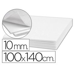 Carton pluma liderpapel blanco doble cara 100x140cm espesor 10 mm