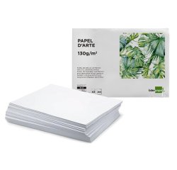 Papel dibujo liderpapel 297x420 mm 130 gr sin recuadro din a3 hoja