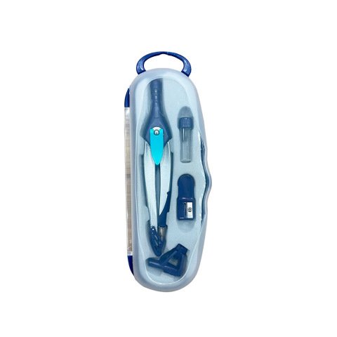 Compas liderpapel lock device con adaptador universal y tubo de minas color azul oscuro