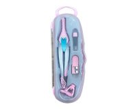 Compas liderpapel lock device con adaptador universal y tubo de minas color rosa claro