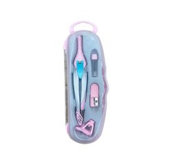 Compas liderpapel lock device con adaptador universal y tubo de minas color rosa claro