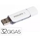 Memoria usb philips flash usb 2.0 32gb snow grey