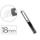 Cuter q-connect metalico ancho cuchilla ceramica 18 mm xd- c78 con clip blister 1 unidad