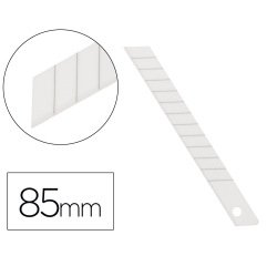 Repuesto cuter q-connect metalico estrecho para modelo kf14388 cuchilla ceramica 9 mm blister 6 unidades