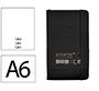 Cuaderno con gomilla Antartik notes tapa dura A6 hojas lisas negro 100 hojas 80 g