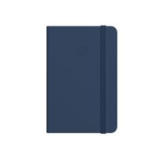 Cuaderno con gomilla antartik notes tapa dura a4 hojas lisas azul marino 100 hojas 80 gr fsc