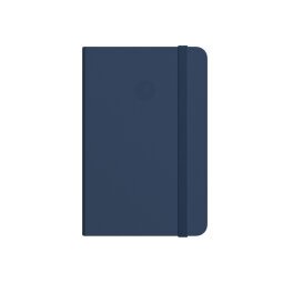 Cuaderno con gomilla antartik notes tapa dura a4 hojas lisas azul marino 100 hojas 80 gr fsc