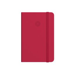 Cuaderno con gomilla antartik notes tapa dura a4 hojas lisas rojo 100 hojas 80 gr fsc