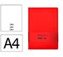 Cuaderno con gomilla Antartik notes tapa dura A4 hojas lisas rojo 100 hojas 80 g