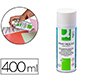 Pegamento q-connect spray mount adhesivo permanente bote de 400 ml