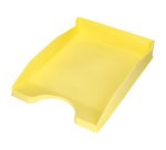 Bandeja sobremesa plastico q-connect amarillo pastel opaco 240x70x340 mm