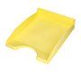 Bandeja sobremesa plastico q-connect amarillo pastel opaco 240x70x340 mm