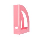 Revistero plastico q-connect color rosa pastel 320x250x80 mm