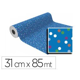 Papel de regalo basika ln2001-h bobina ancho 31 cm longitud 85 m peso 2 kg gramaje 60 gr