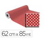 Papel de regalo basika ln1501-ai bobina ancho 62 cm longitud 85 m peso 4 kg gramaje 60 g