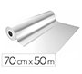 Papel de regalo basika polipropileno transparente bobina ancho 70 cm longitud 50 m
