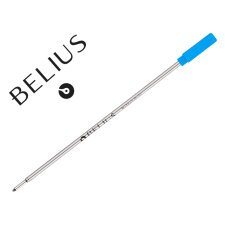 Recambio boligrafo belius con rosca azul caja 3 unidades