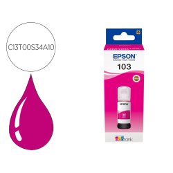 Tinta epson ecotank 103 l3110/3150/3151/5190 magenta botella de 65 ml