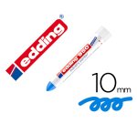 Marcador edding permanente 950 pasta opaca azul punta redonda 10 mm para superficies oxidadas/rugosas