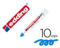 Marcador edding permanente 950 pasta opaca azul punta redonda 10 mm para superficies oxidadas/rugosas