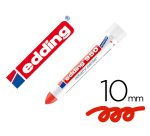 Marcador edding permanente 950 pasta opaca rojo punta redonda 10 mm para superficies oxidadas/rugosas