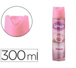 Ambientador spray splash aroma rosas bote de 300 ml