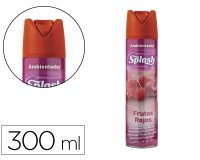 Ambientador spray splash aroma frutos rojos bote de 300 ml