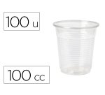 Vaso de plastico transparente 100 cc paquete de 100 unidades