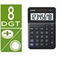 Calculadora casio ms-8f sobremesa 8 digitos tax +/- color negro