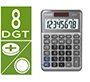 Calculadora casio ms-80f sobremesa 8 digitos tax +/- color plata