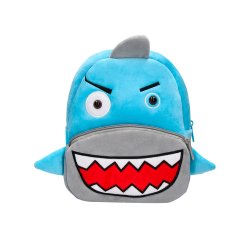 Mochila preescolar liderpapel peluche infantil tiburon 260x100x240 mm