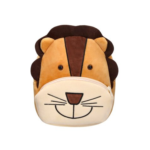 Mochila preescolar liderpapel peluche infantil leon 260x100x240 mm