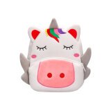 Cartera preescolar liderpapel mochila infantil peluche unicornio 260x100x240 mm