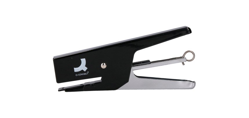 Grapadora q-connect de tenaza capacidad 15 hojas usa grapas 21/4