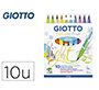Rotulador giotto turbo soft brush pastel punta de pincel caja de 10 unidades colores surtidos