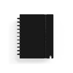 Cuaderno carchivo ingeniox foam a4 80h cuadricula negro